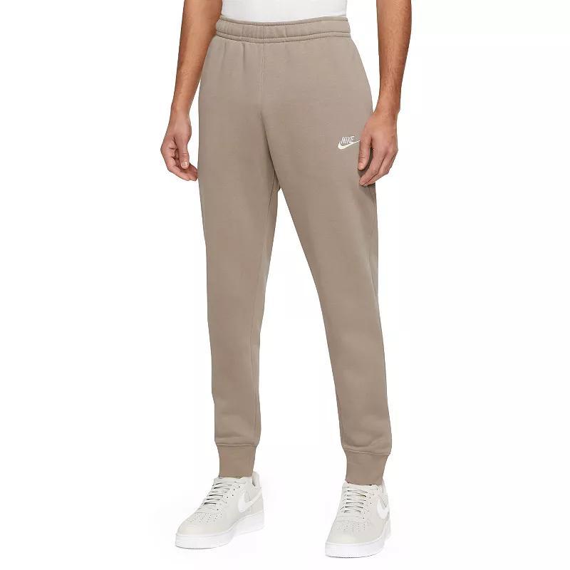 Nike Mens Nike Club Joggers - Mens White/Khaki/Khaki Product Image