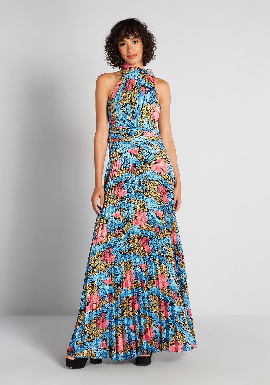 Brighter Than the Sun Maxi Dress Product Image