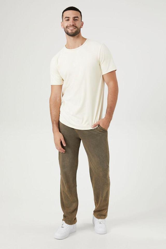 Mineral Wash Straight-Leg Pants | Forever 21 Product Image