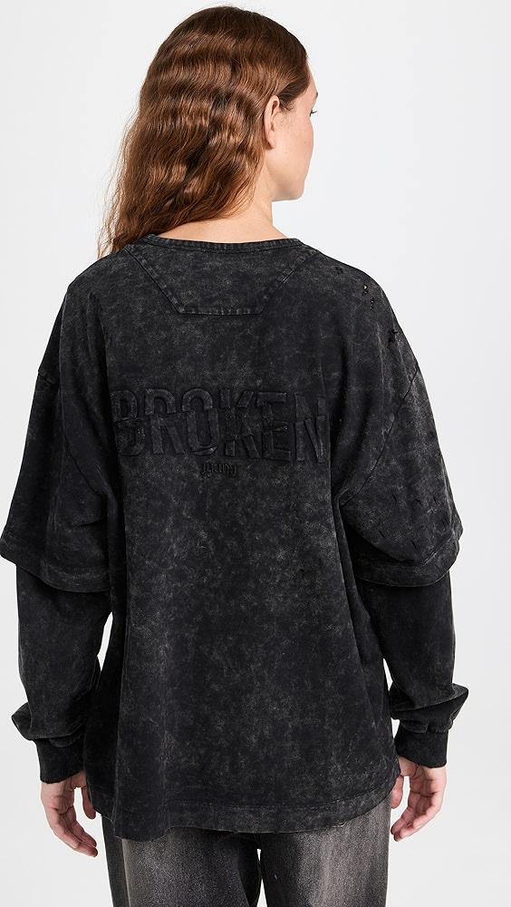 Juun. J Destroyed Layered T-Shirt | Shopbop Product Image