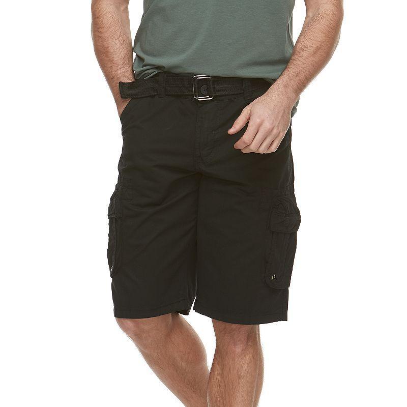 Mens RawX Regular-Fit Belted Cargo Shorts Product Image