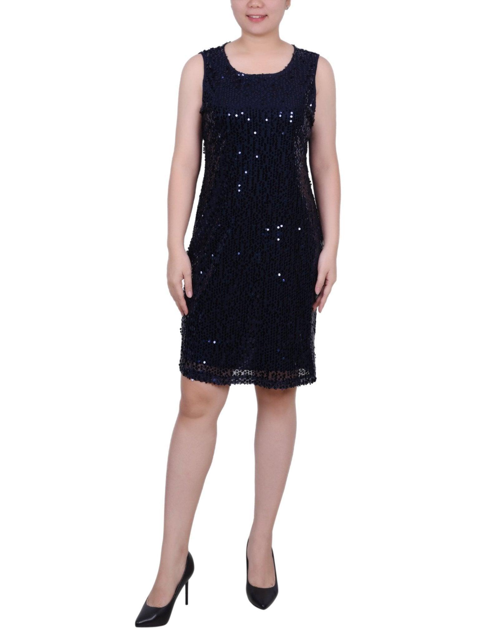 Sequined Bolero Jacket And Dress - Petite Product Image