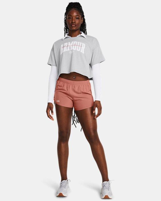 Women's UA Heavyweight Scripted Wordmark Crop Short Sleeve Product Image