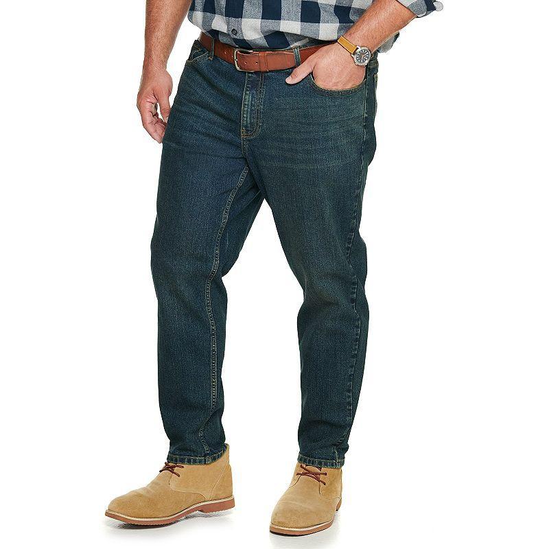 Big & Tall Sonoma Goods For Life Regular Fit Tapered Jeans, Mens Product Image