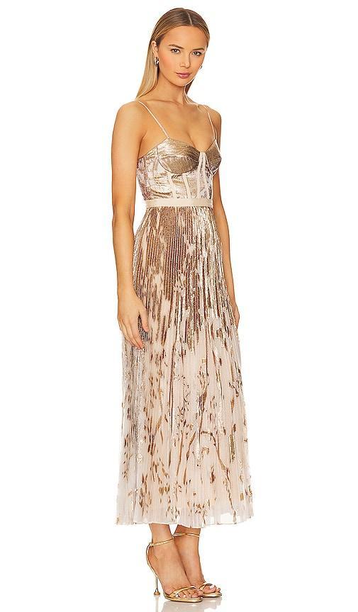 Womens Brielle Brocade Bustier Gown Product Image