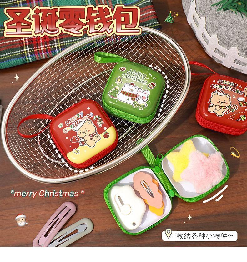 Christmas Cartoon Tinplate Coin Purse (Various Designs) Product Image