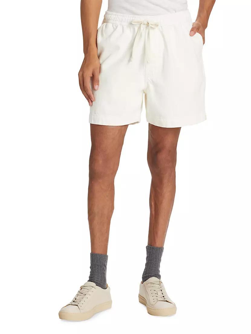 Textured Terry Drawstring Shorts Product Image