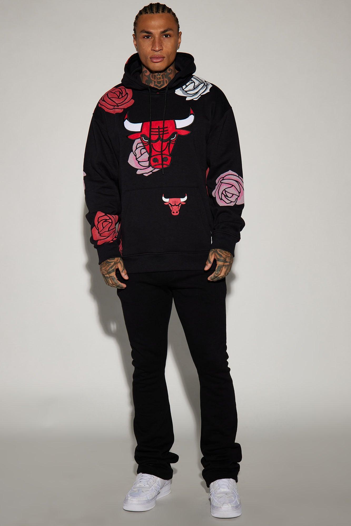 Bulls Florist Hoodie - Black Product Image