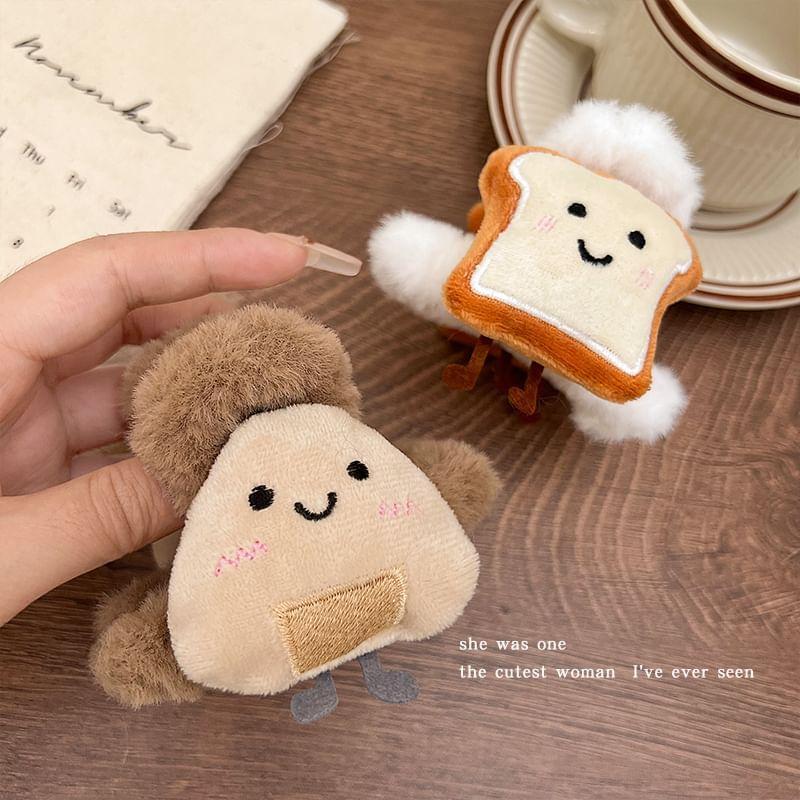 Cartoon Fluffy Hair Claw / Face Wash Headband / Wrist Band / Set Product Image