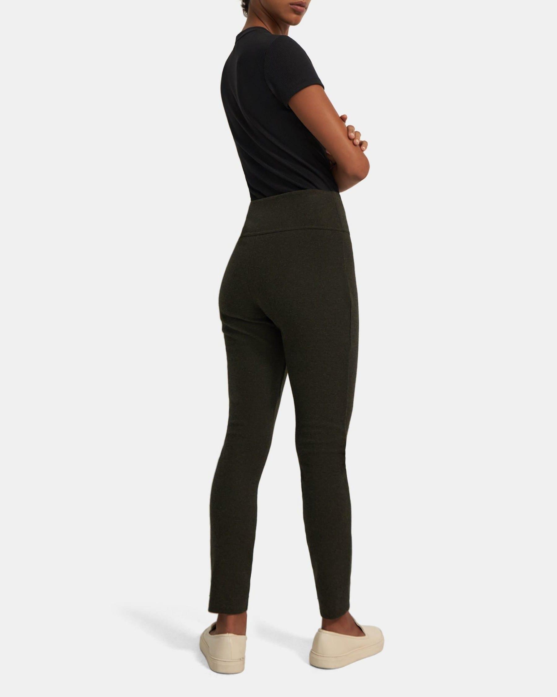 Yoke Legging in Compact Knit Product Image