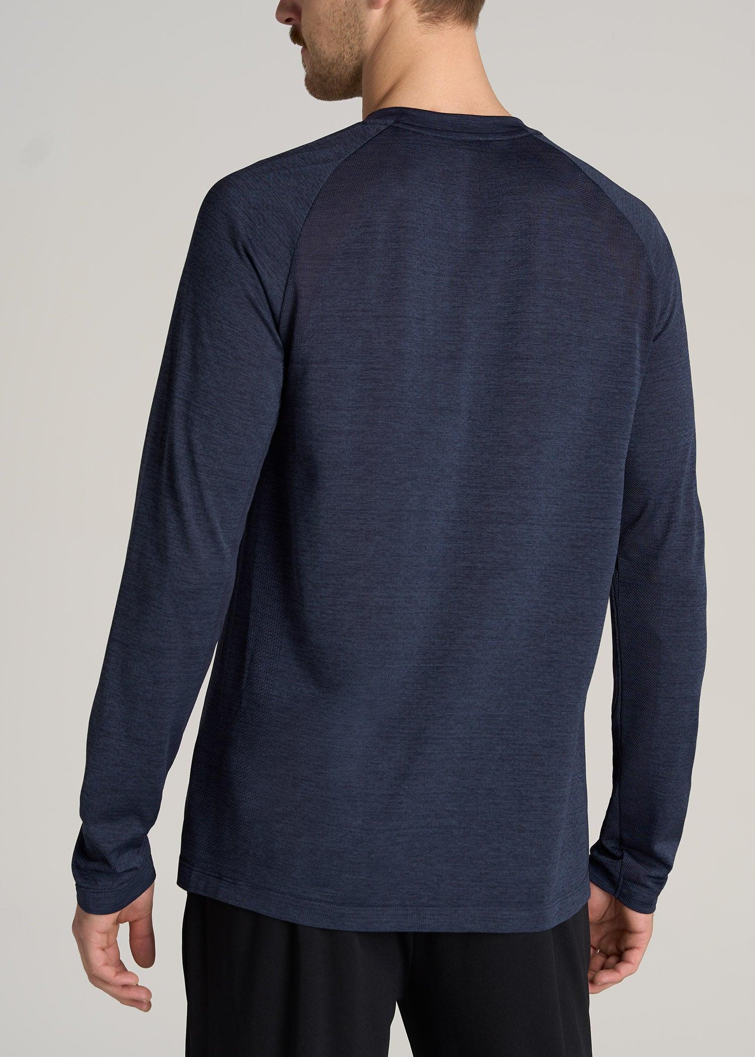 A.T. Performance MODERN-FIT Raglan Shirt for Tall Men in Blue Mix Product Image