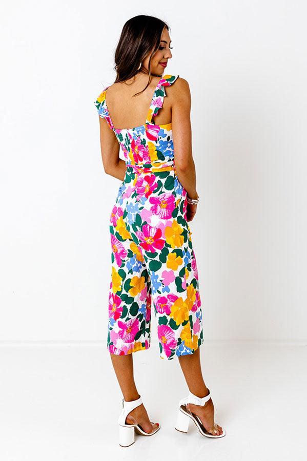 Gramercy Garden Jumpsuit in Pink Product Image