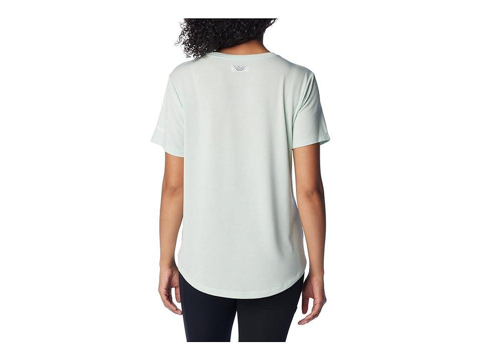 Columbia Slack Water Knit Tee II (Icy Morn) Women's Clothing Product Image