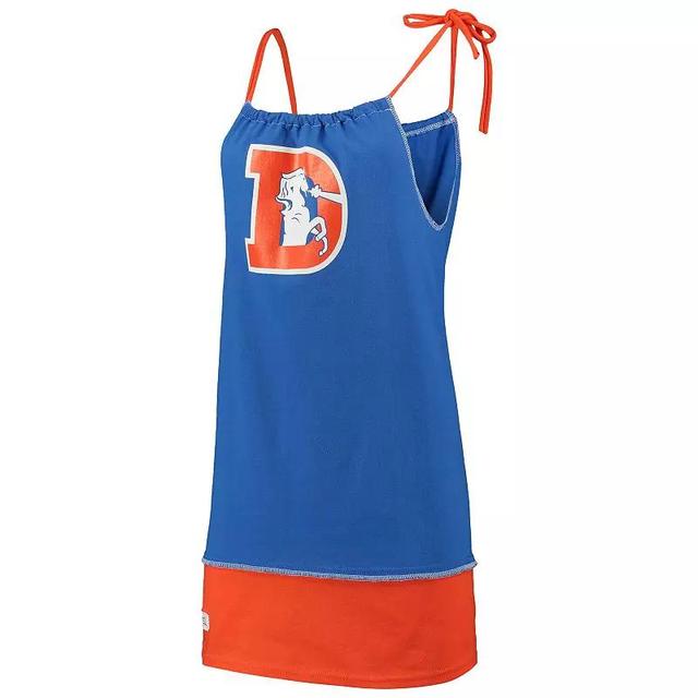 Women's Refried Apparel Royal Denver Broncos Sustainable Vintage Tank Dress Product Image