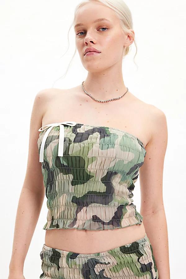 The Kript Polaris Bow Tube Top Womens at Urban Outfitters Product Image