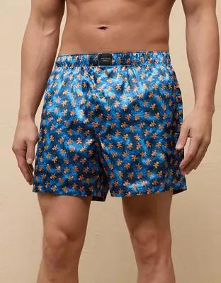 AEO Winter Branches Satin Pocket Boxer Short Product Image