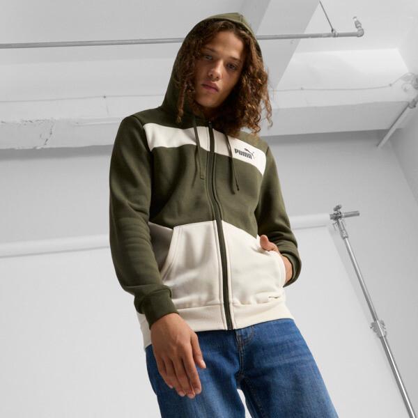 PUMA Power Men's Colorblock Hoodie Product Image