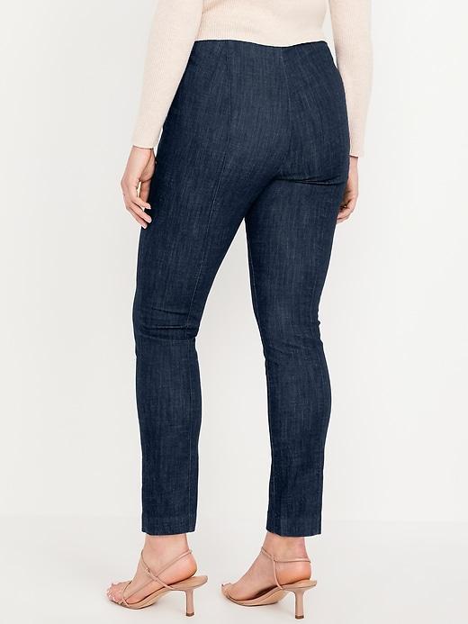 Extra High-Waisted Polished Pixie Skinny Ankle Jeans Product Image