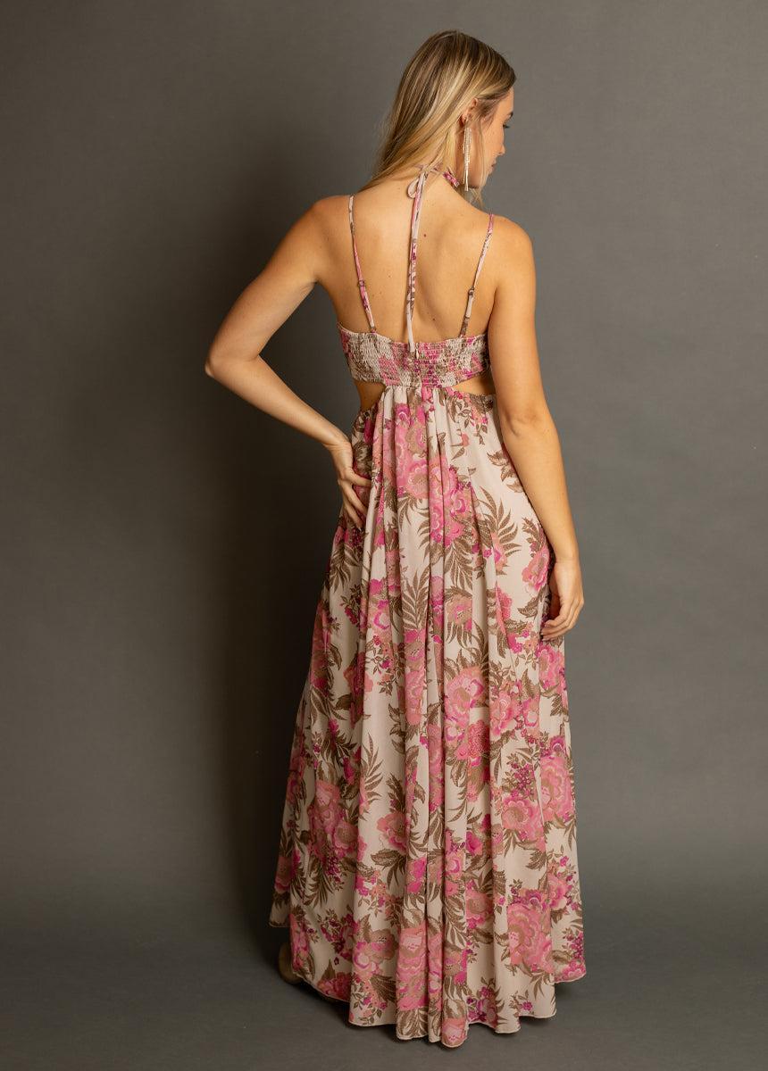 Mari Dress in Pink Floral Product Image