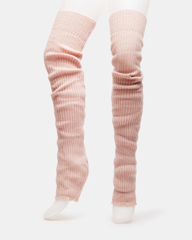 LONG LEGWARMERS BLUSH Female Product Image