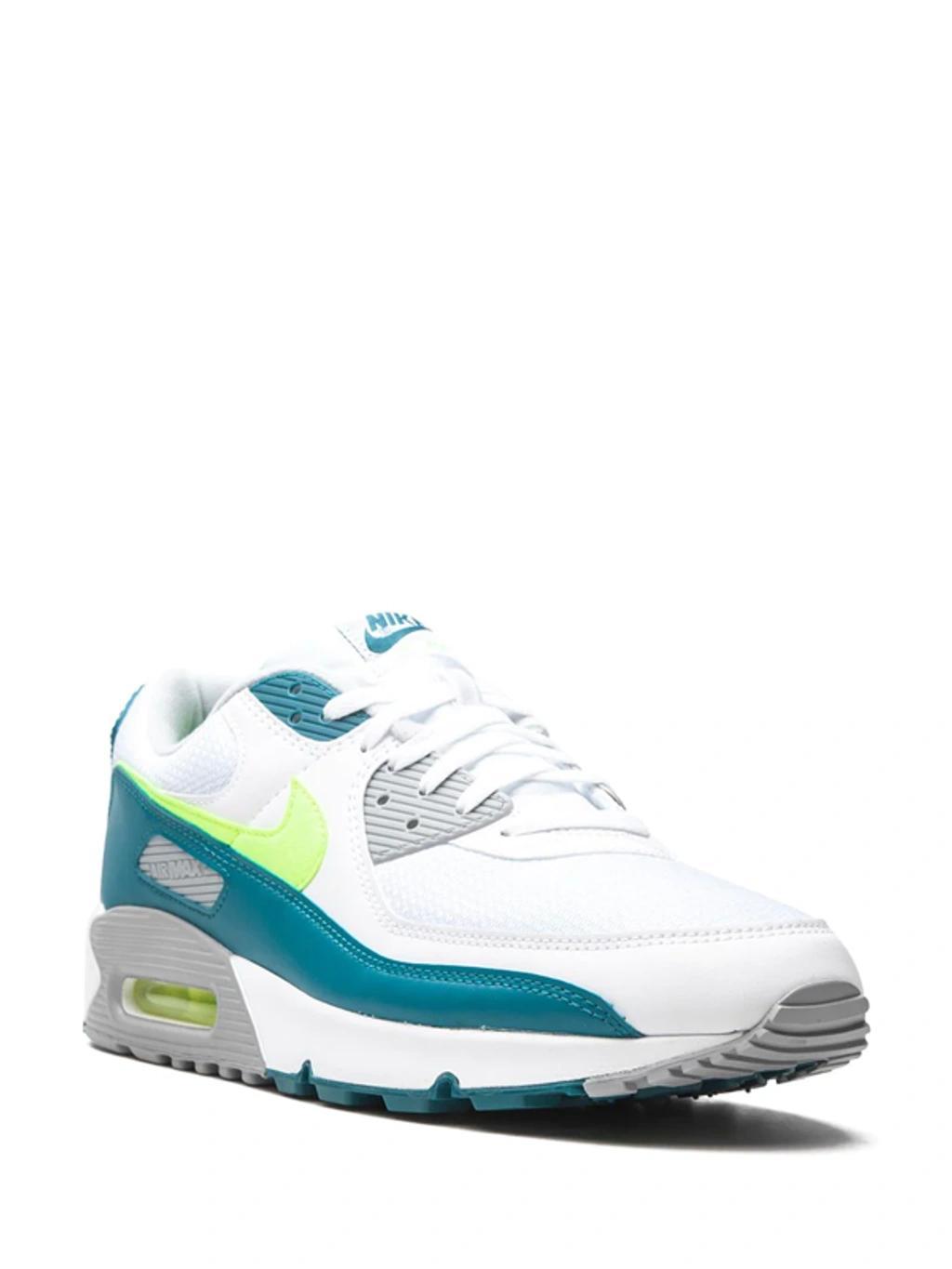 White & Green Air Max Iii Sneakers Product Image