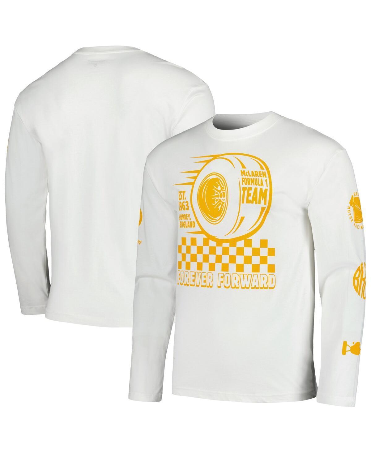 Outerstuff Mens White McLaren F1 Team Pit Crew Long Sleeve T-Shirt Product Image