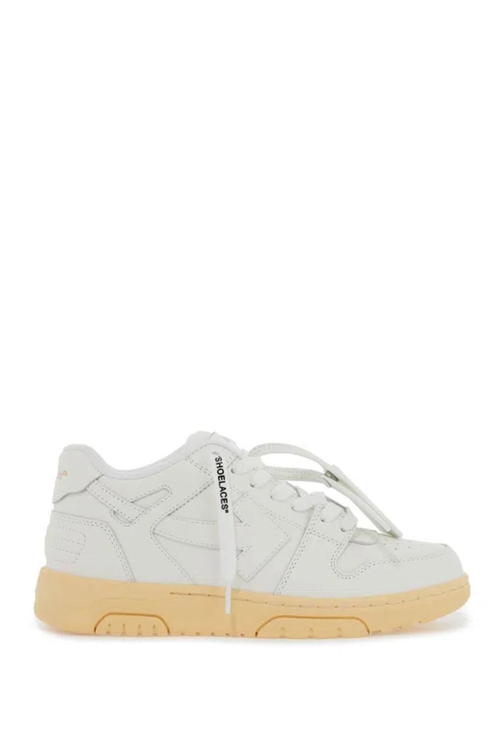 OFF-WHITE Out Of Office Leather Sneakers In White Product Image