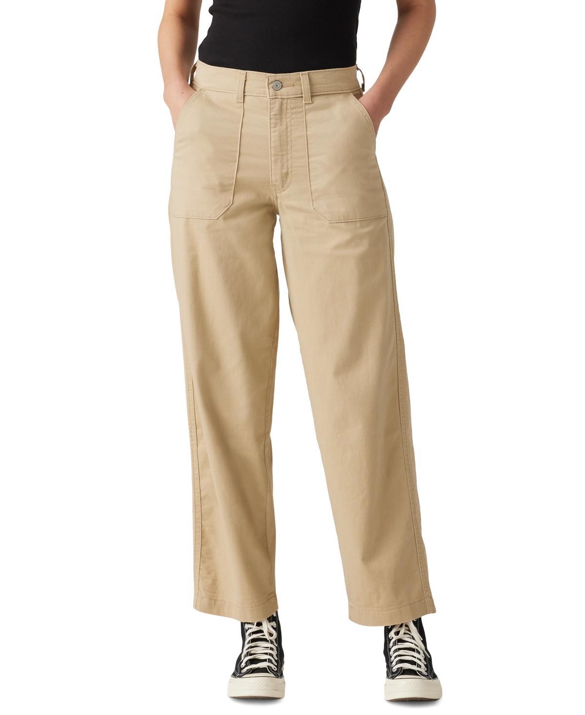 Womens Levis Utility Pants Windsor Red Product Image