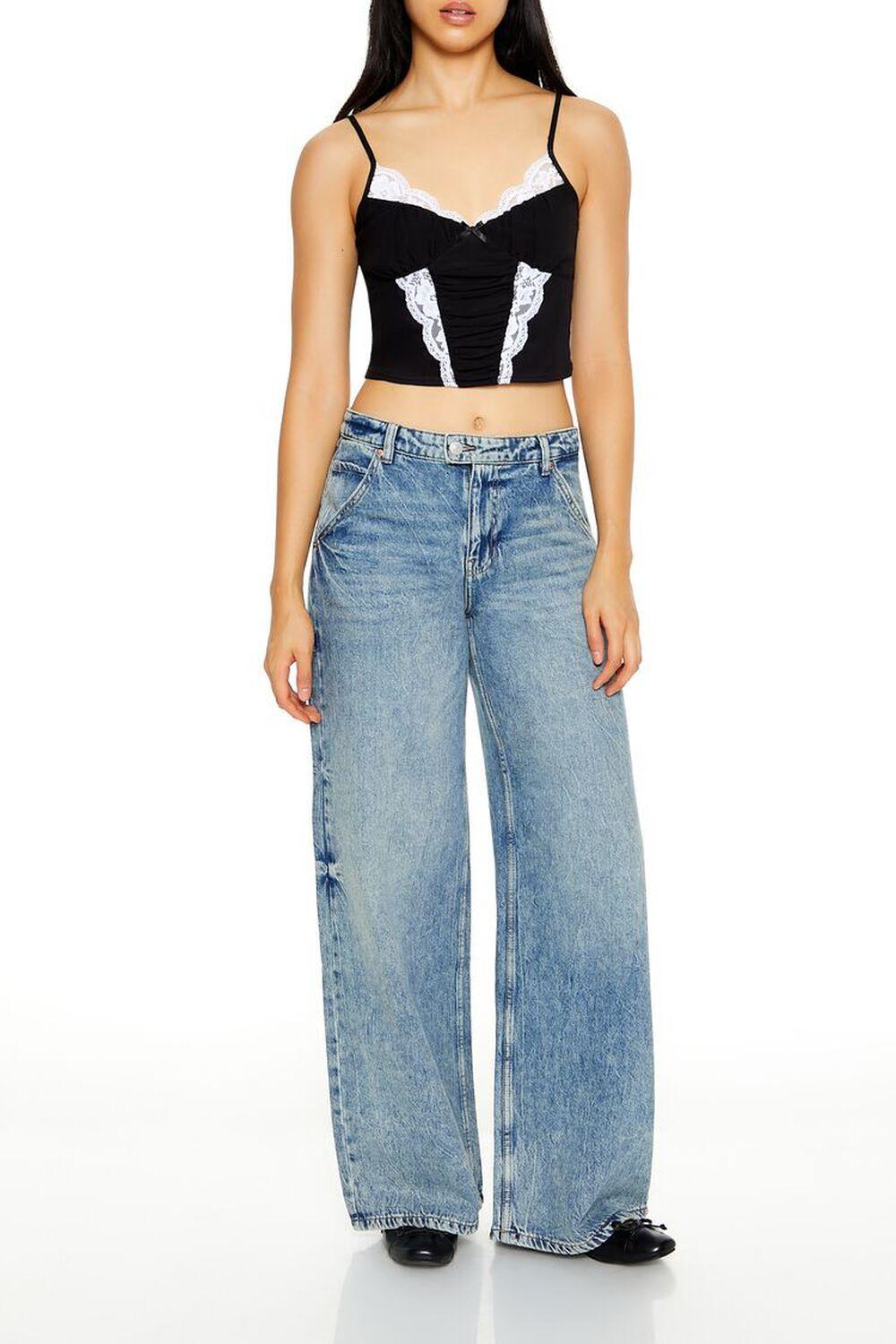 Mid-Rise Carpenter Jeans | Forever 21 product image