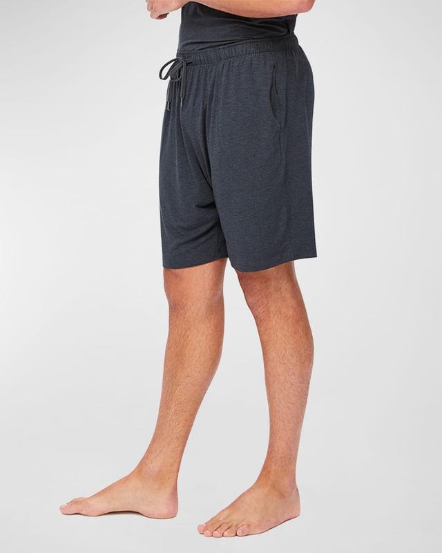 Mens Solid Drawstring Shorts Product Image