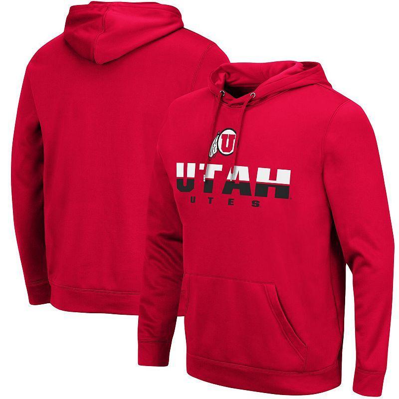 Mens Colosseum Cardinal Stanford Cardinal Lantern Pullover Hoodie Product Image