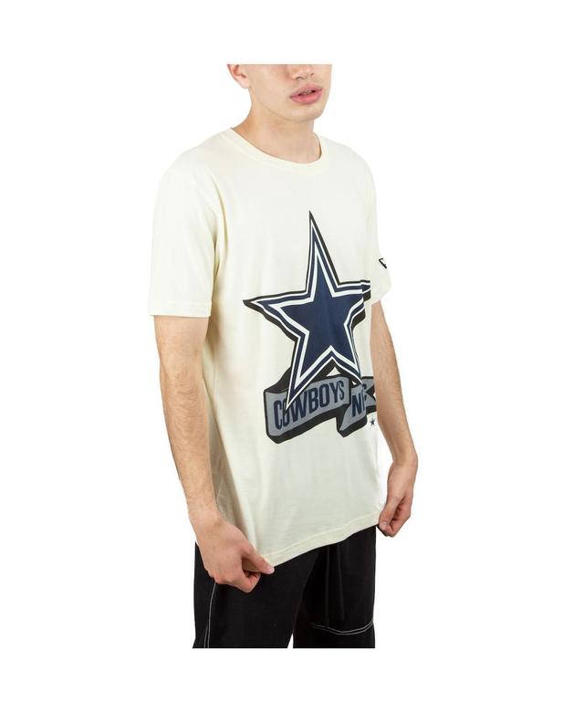 Mens New Era Cream Dallas Cowboys Chrome T-Shirt Product Image