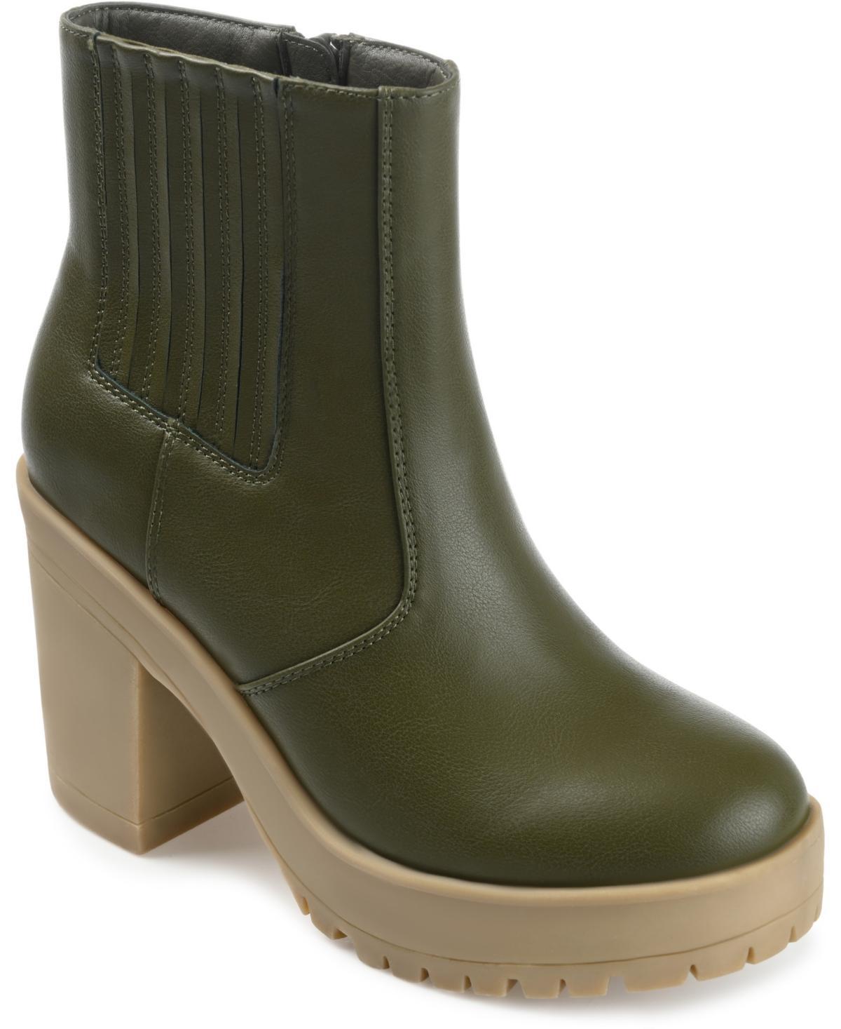 Journee Collection Womens Riplee Platform Ankle Boots Product Image