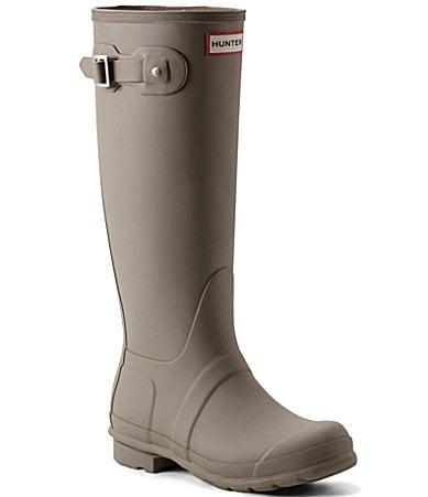 Hunter Womens Original Tall Matte Buckle Strap Rain Boots Product Image