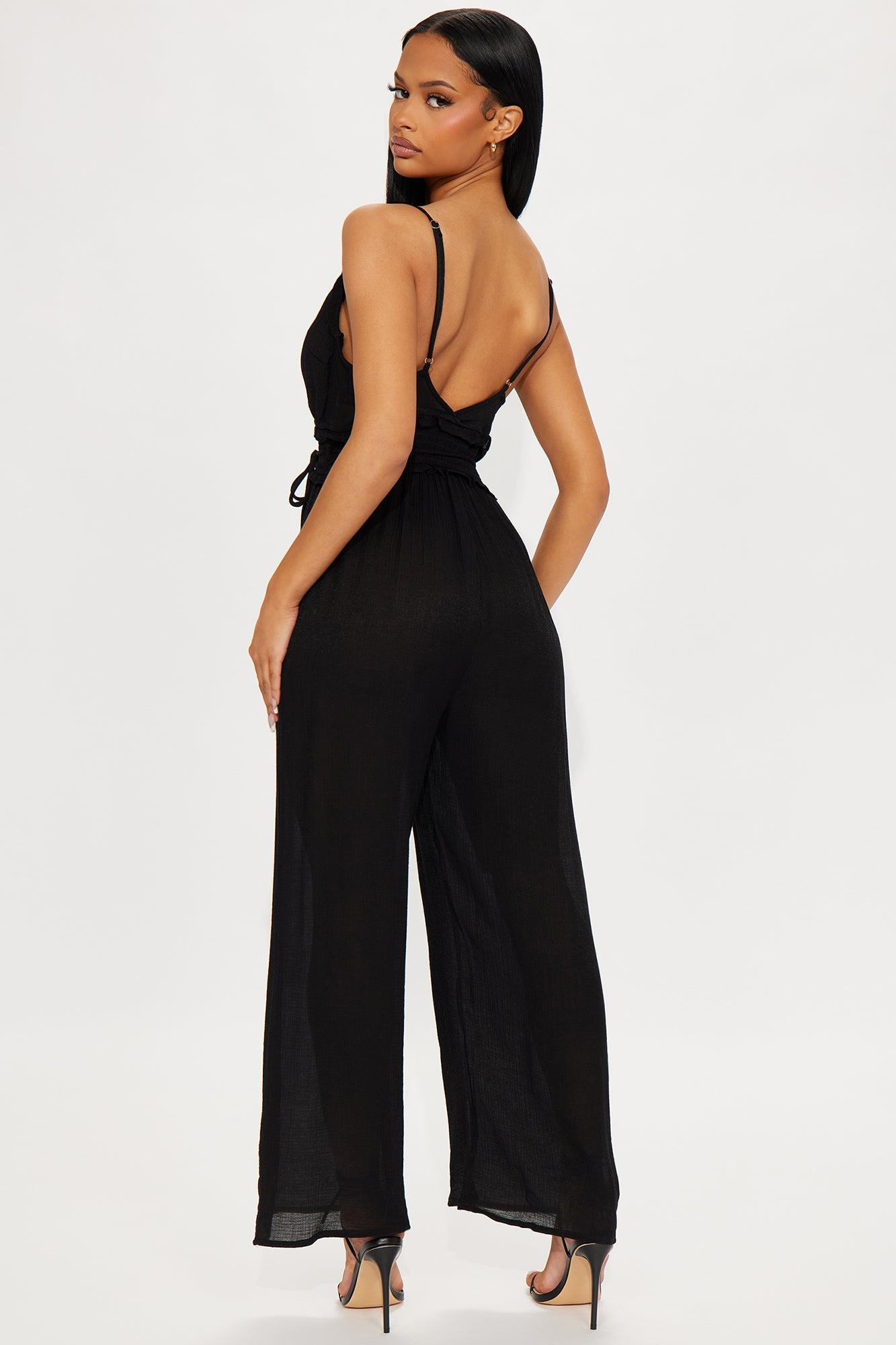 How I Like It Jumpsuit - Black Product Image