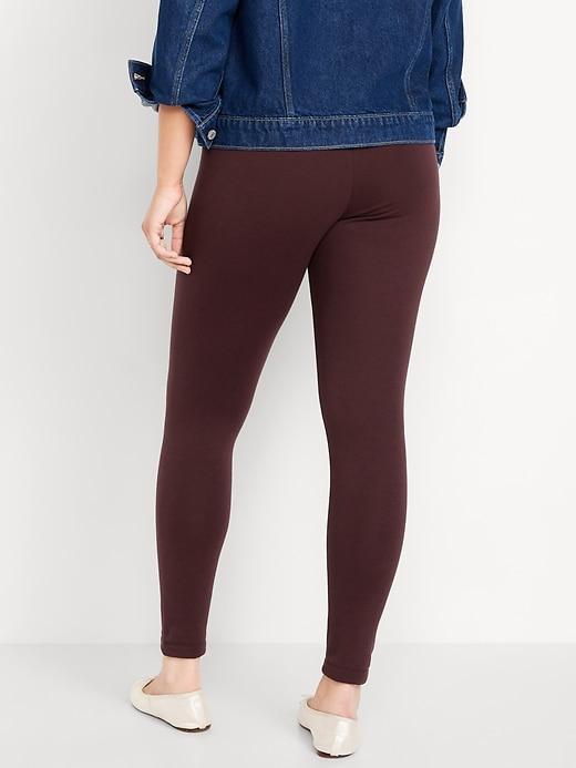 High-Waisted Fleece-Lined Leggings Product Image