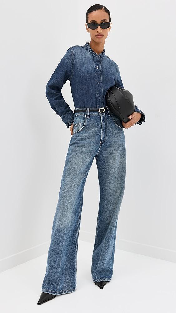 Nili Lotan Lydia Denim Shirt | Shopbop Product Image