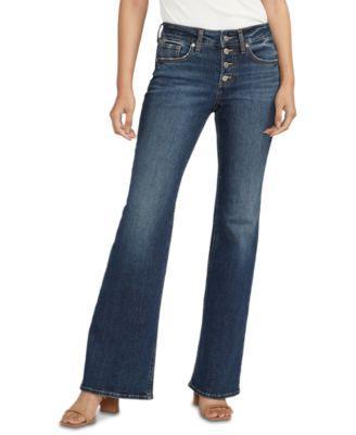 Women's Suki Curvy-Fit Flare-Leg Jeans Product Image