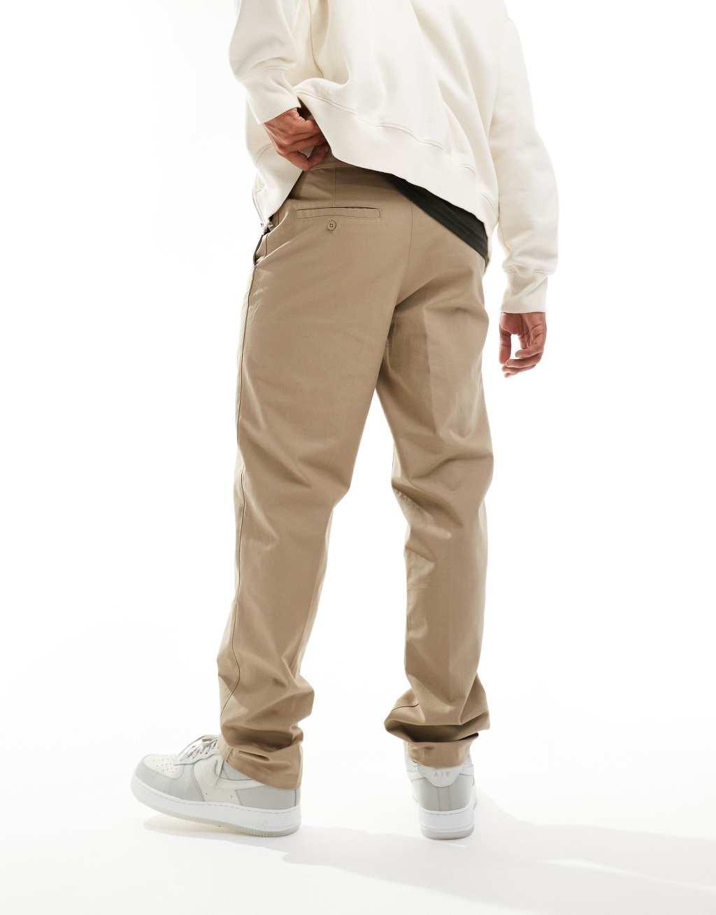 Nike Club woven chino pants in khaki Product Image