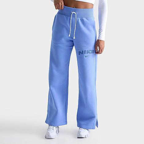 Nike Womens Sportswear Phoenix Fleece High-Waisted Wide-Leg Logo Pants product image