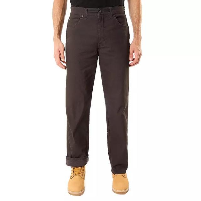 Mens Smiths Workwear Stretch Fleece-Lined Canvas 5-Pocket Pants Product Image