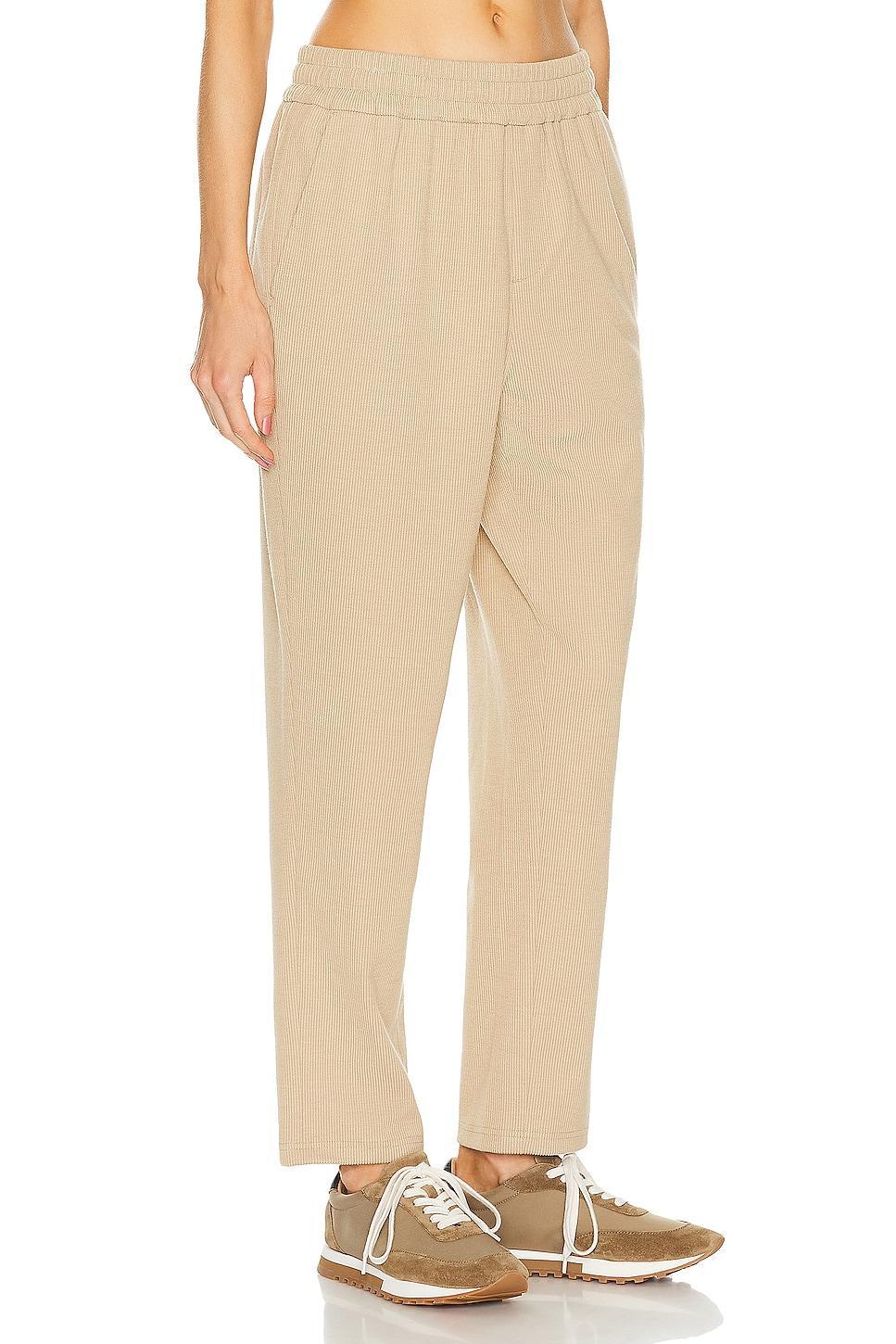 WAO Ribbed Knit Pant Brown. (also in M, XL/1X, XS). Product Image