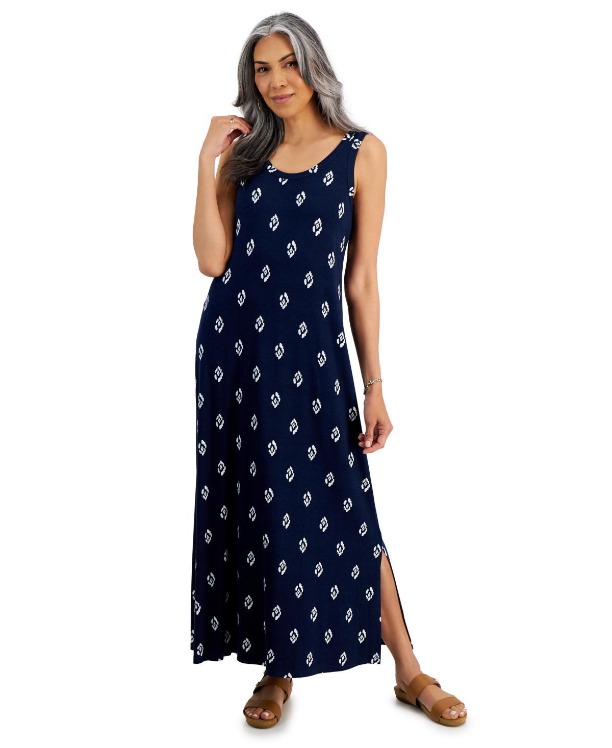 Style & Co Womens Sleeveless Knit Maxi Dress, Created for Macys Product Image