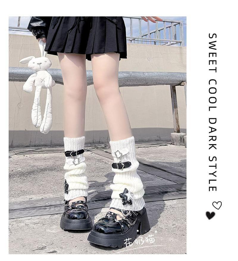 Star Buckled Leg Warmers Product Image