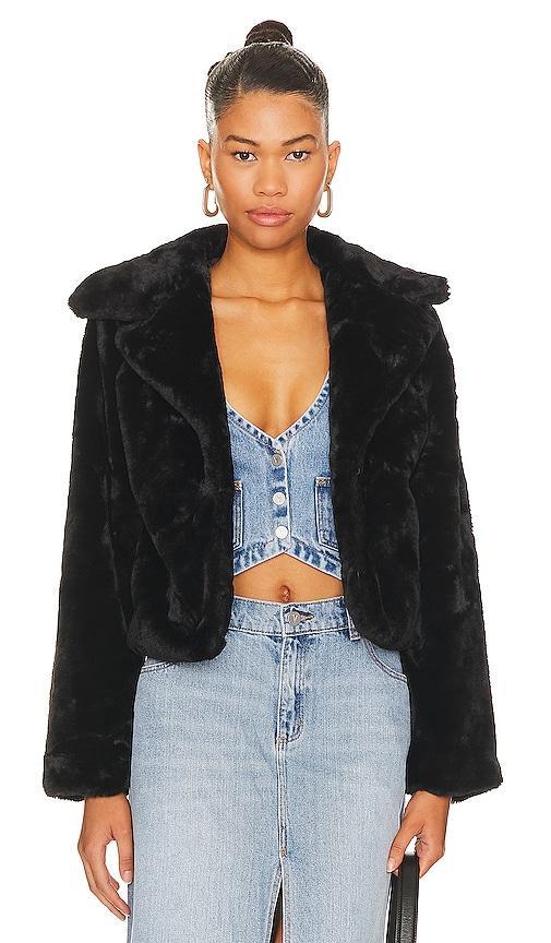 MORE TO COME Payton Faux Fur Jacket Size L, S, XS, XXS. Product Image