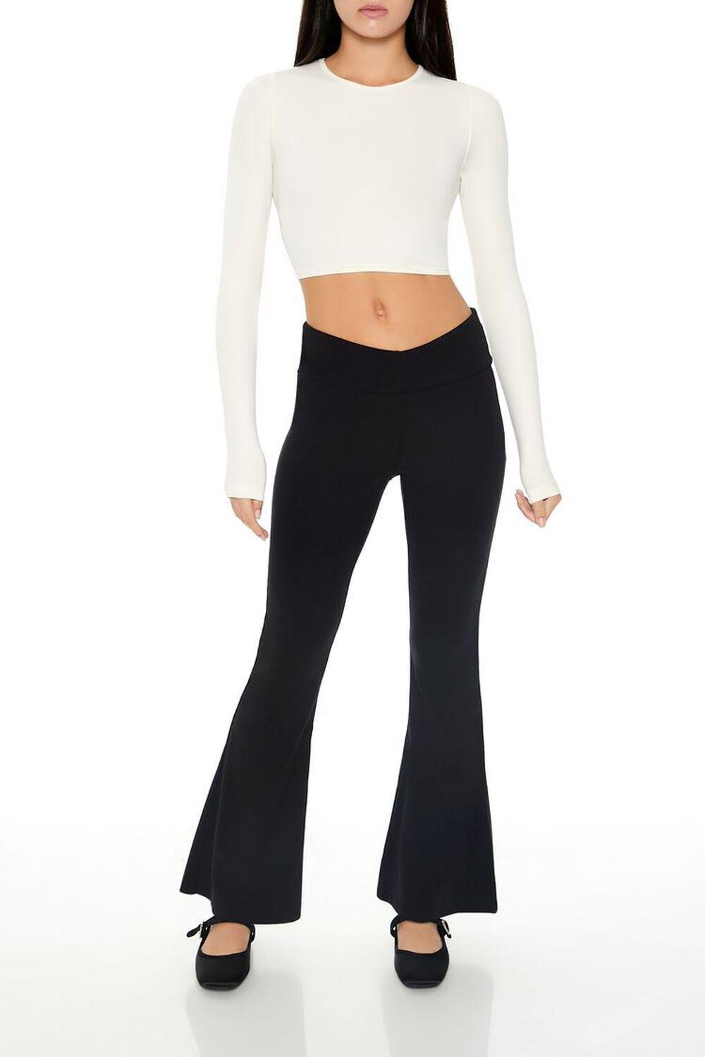 High-Rise Flare Leggings | Forever 21 Product Image