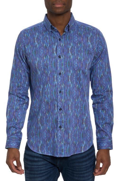 Mens Frankhauser Geometric Button-Front Shirt Product Image