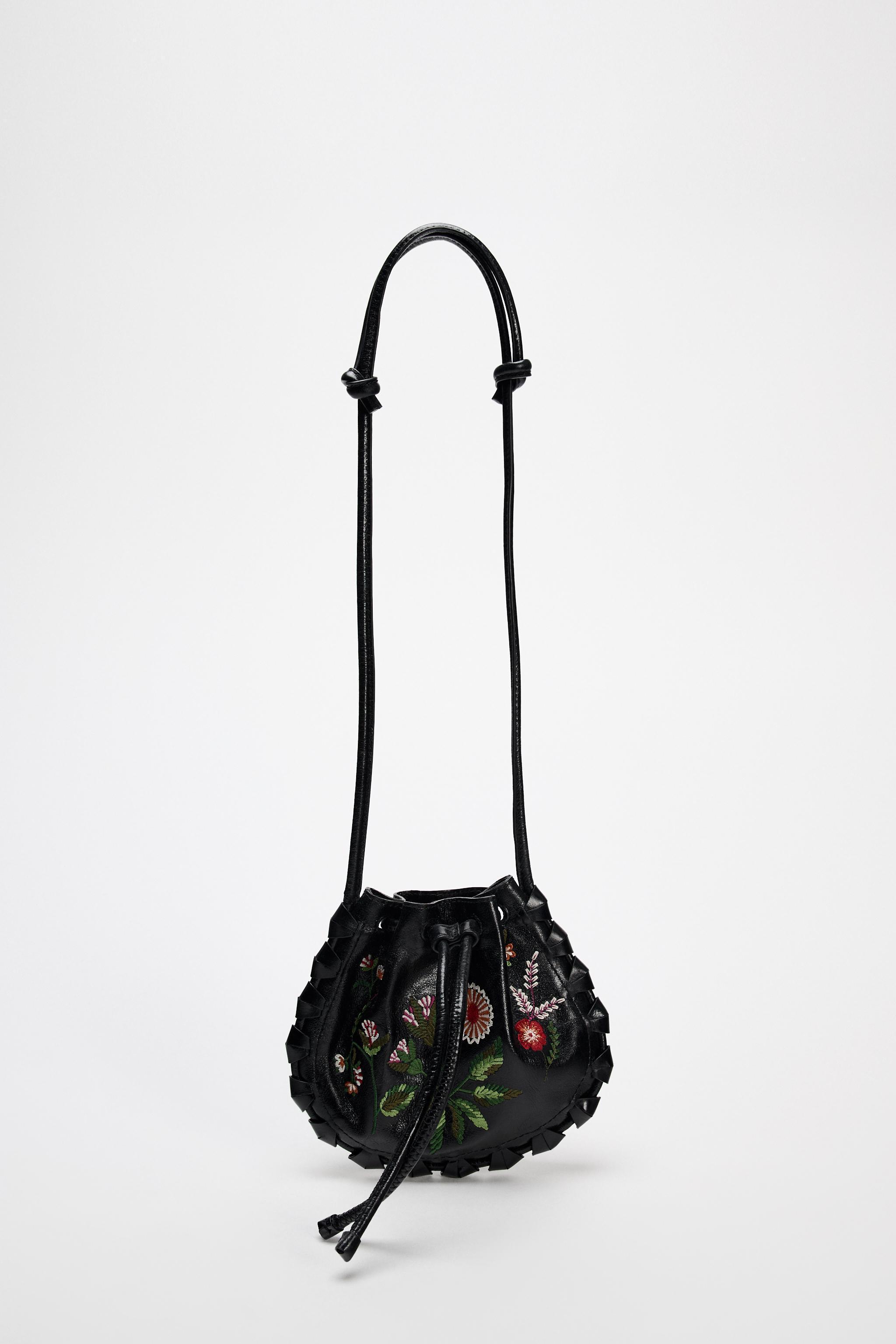 MINI LEATHER COWBOY BUCKET BAG Product Image