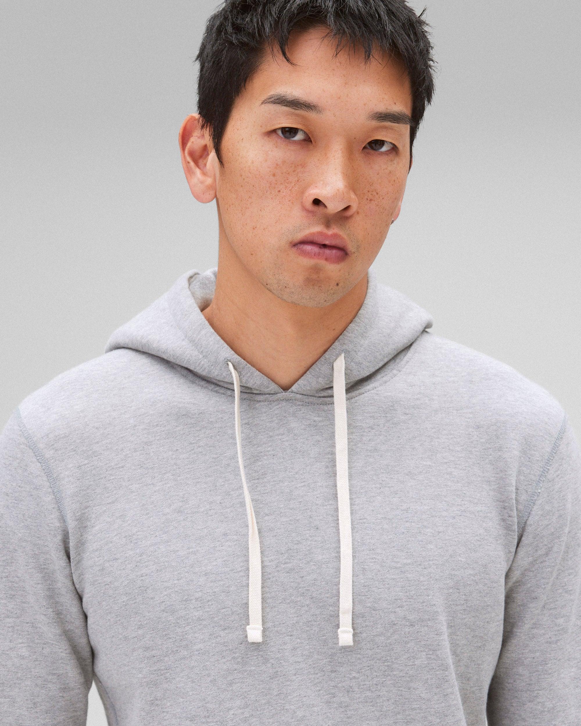 Midweight Terry Slim Hoodie Male Product Image