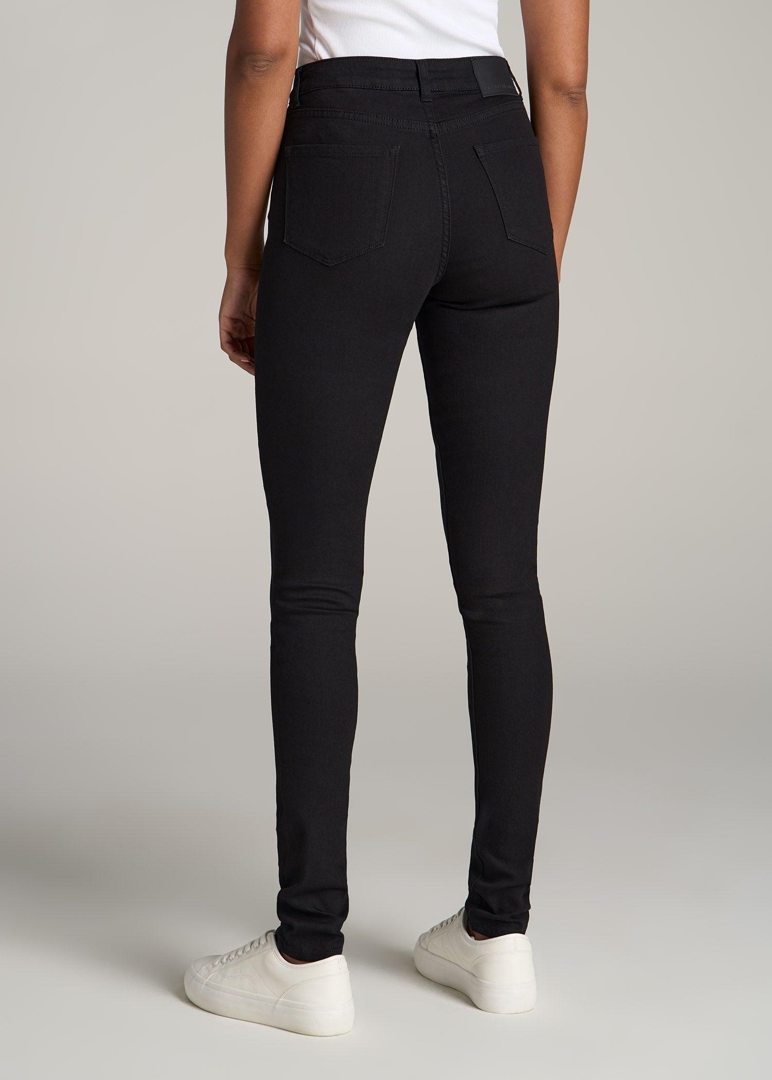 Georgia HIGH RISE SKINNY Tall Women's Jean in Black Product Image